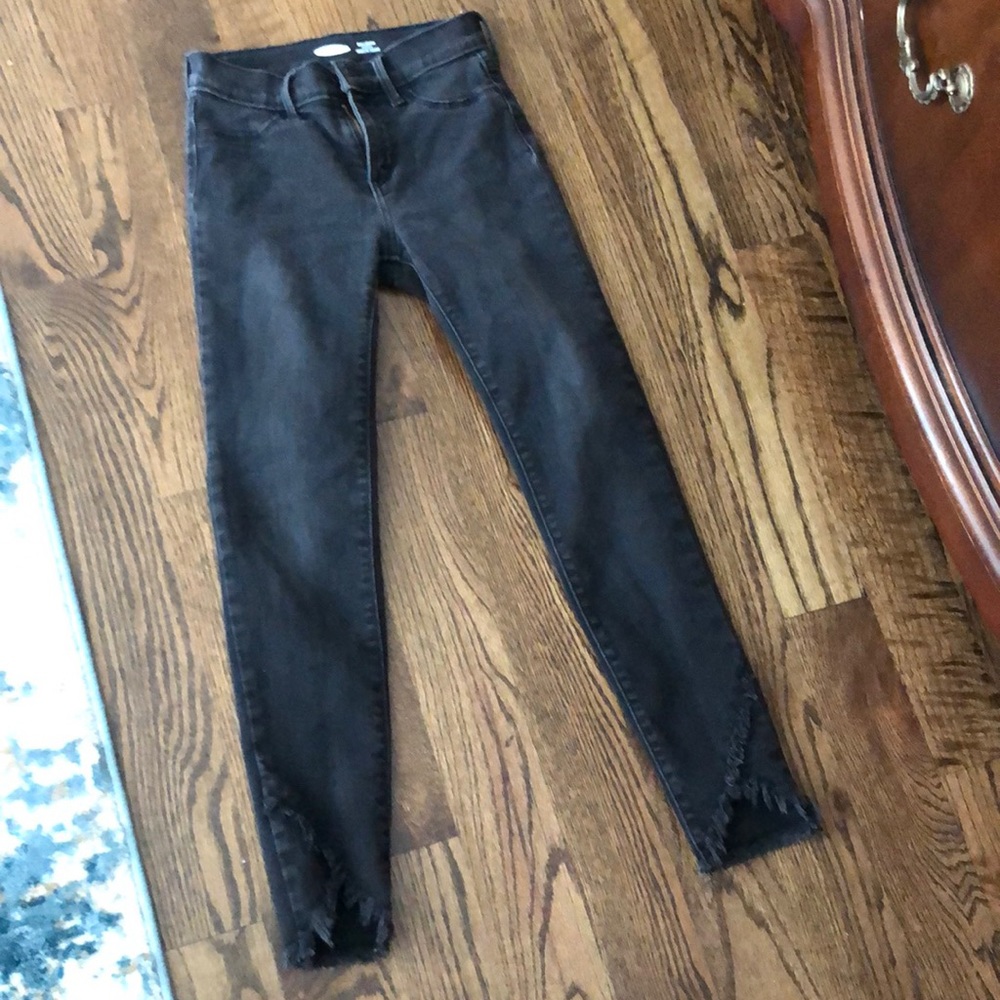 Black jeggings from old navy